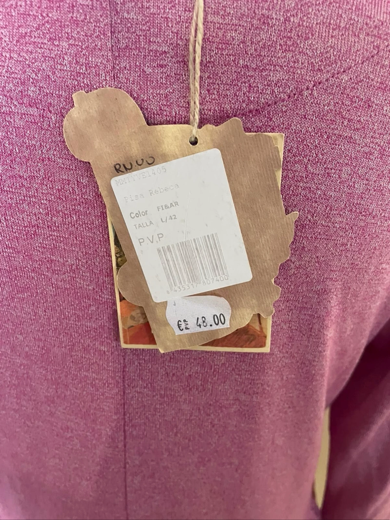 Cardigan Boho Rosa Lilás com Bordado Floral e Cinto Fúcsia  – photo 6